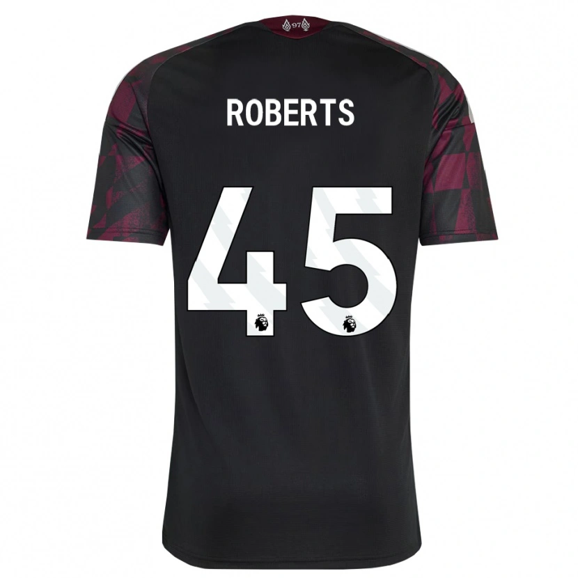 Danxen Heren Iwan Roberts #45 Zwart Wit Paars Thuisshirt Derde Tenue 2026/27 T-Shirt