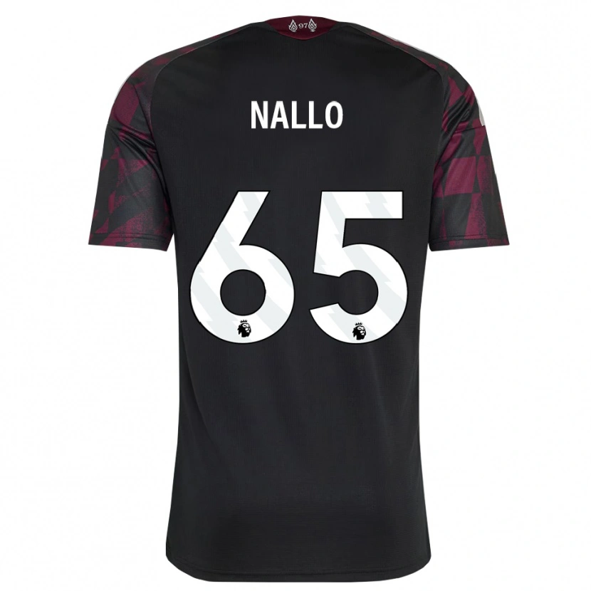 Danxen Heren Amara Nallo #65 Zwart Wit Paars Thuisshirt Derde Tenue 2026/27 T-Shirt