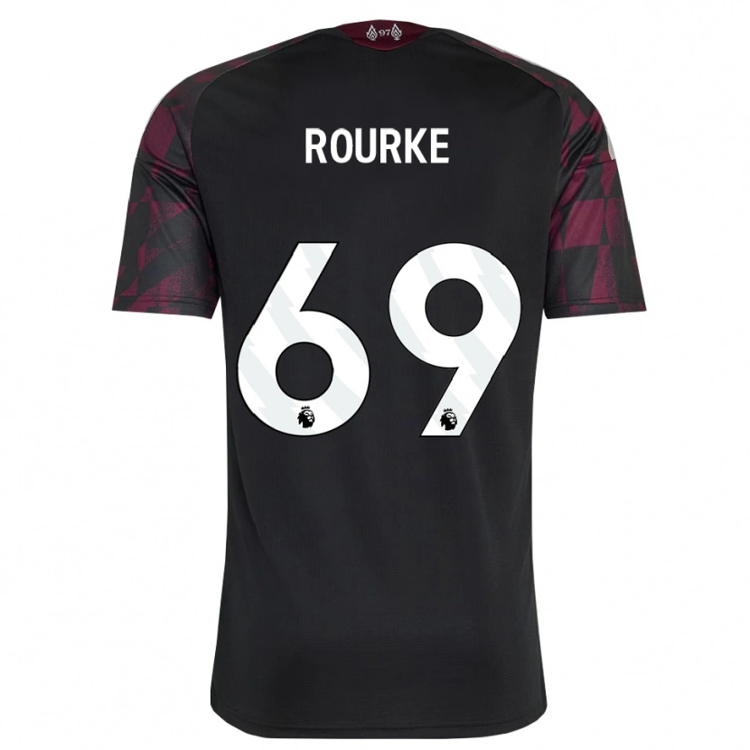 Danxen Heren Fidel O'rourke #69 Zwart Wit Paars Thuisshirt Derde Tenue 2026/27 T-Shirt