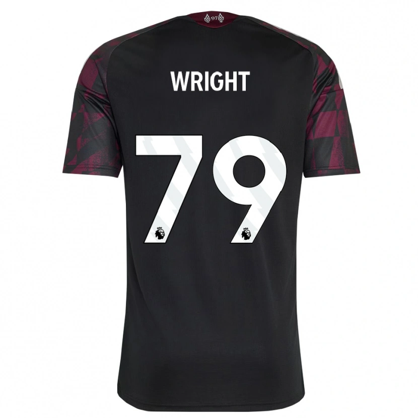Danxen Heren Will Wright #79 Zwart Wit Paars Thuisshirt Derde Tenue 2026/27 T-Shirt