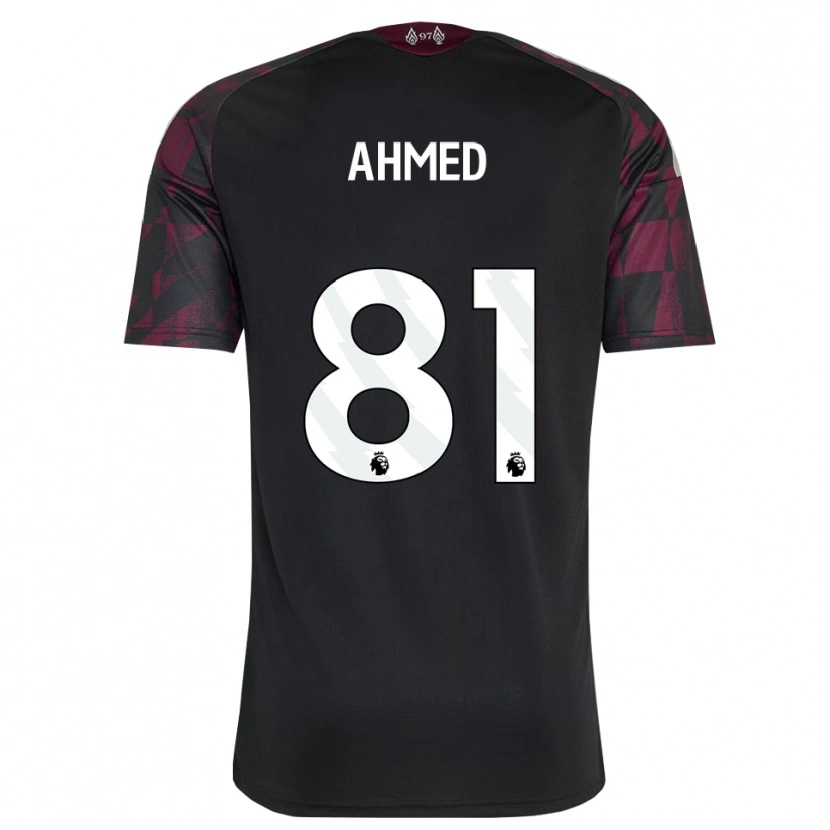 Danxen Heren Karim Ahmed #81 Zwart Wit Paars Thuisshirt Derde Tenue 2026/27 T-Shirt