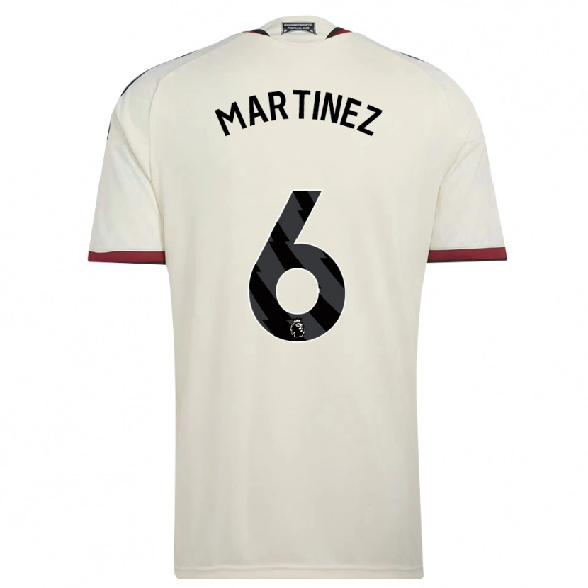 Danxen Heren Lisandro Martínez #6 Beige Zwart Rood Thuisshirt Derde Tenue 2026/27 T-Shirt