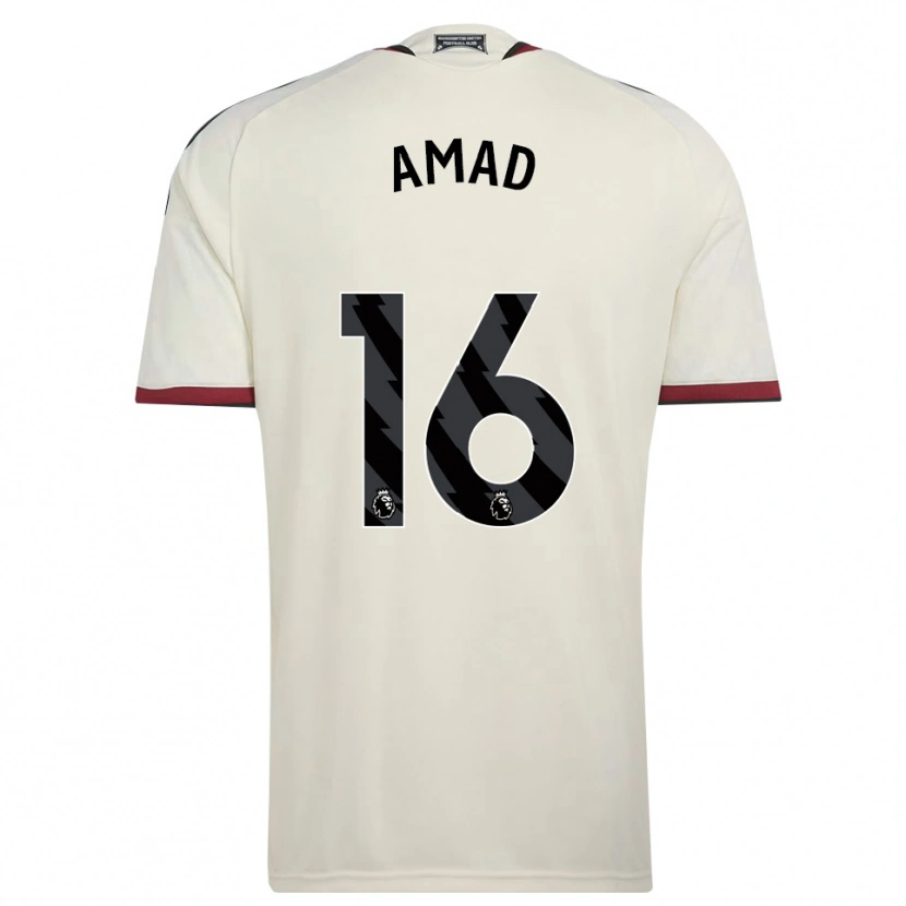 Danxen Heren Amad Diallo #16 Beige Zwart Rood Thuisshirt Derde Tenue 2026/27 T-Shirt