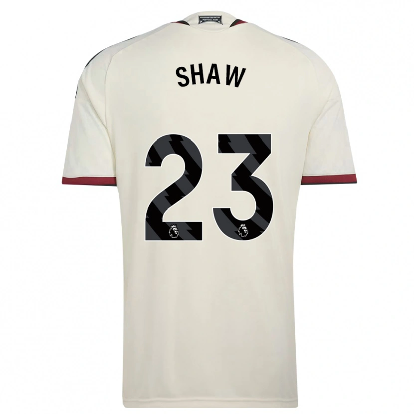 Danxen Heren Luke Shaw #23 Beige Zwart Rood Thuisshirt Derde Tenue 2026/27 T-Shirt