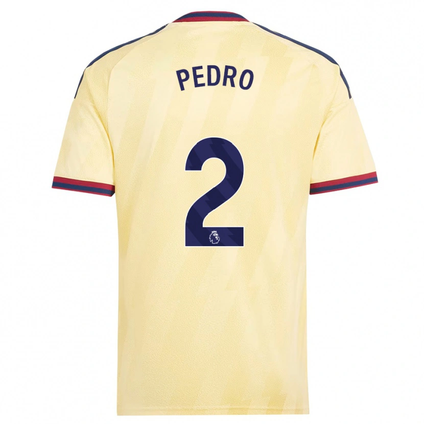 Danxen Heren Angelinou Pedro #2 Licht Geel Middernachtblauw Thuisshirt Derde Tenue 2026/27 T-Shirt