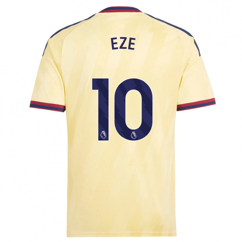 Danxen Heren Eberechi Eze #10 Licht Geel Middernachtblauw Thuisshirt Derde Tenue 2026/27 T-Shirt