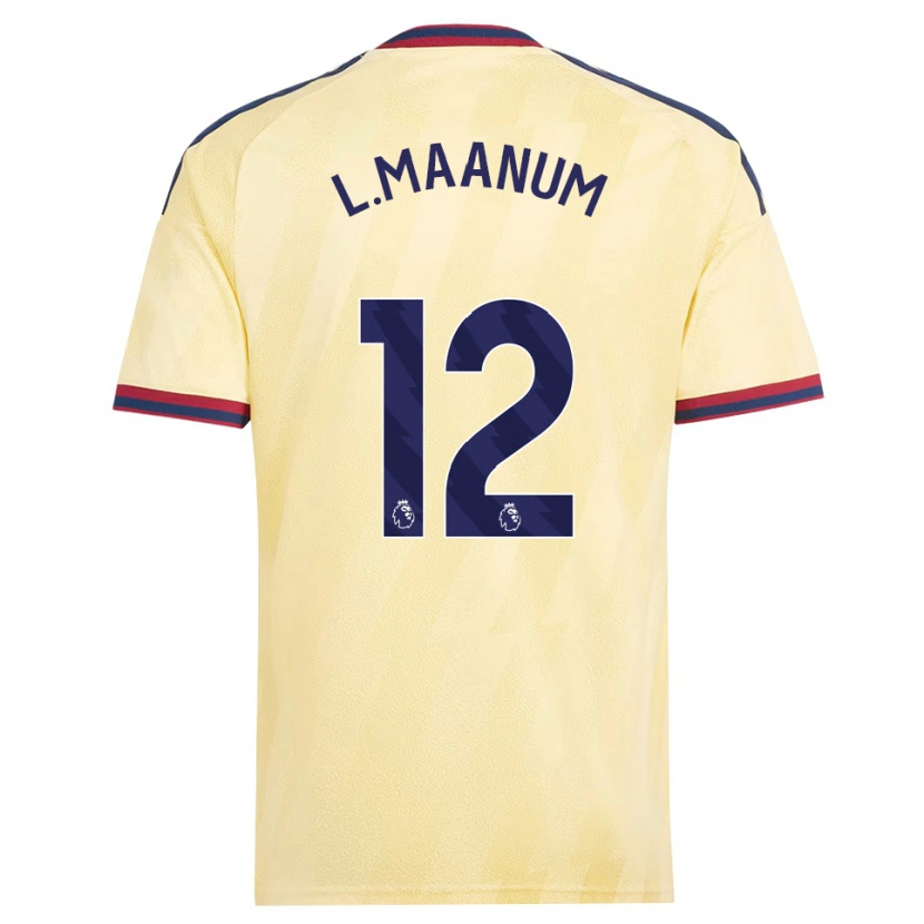 Danxen Heren Frida Maanum #12 Licht Geel Middernachtblauw Thuisshirt Derde Tenue 2026/27 T-Shirt