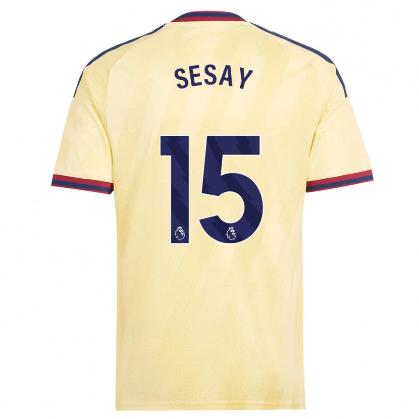 Danxen Heren Joshua Sesay #15 Licht Geel Middernachtblauw Thuisshirt Derde Tenue 2026/27 T-Shirt