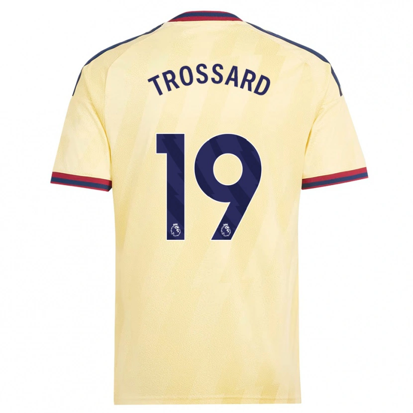 Danxen Heren Leandro Trossard #19 Licht Geel Middernachtblauw Thuisshirt Derde Tenue 2026/27 T-Shirt
