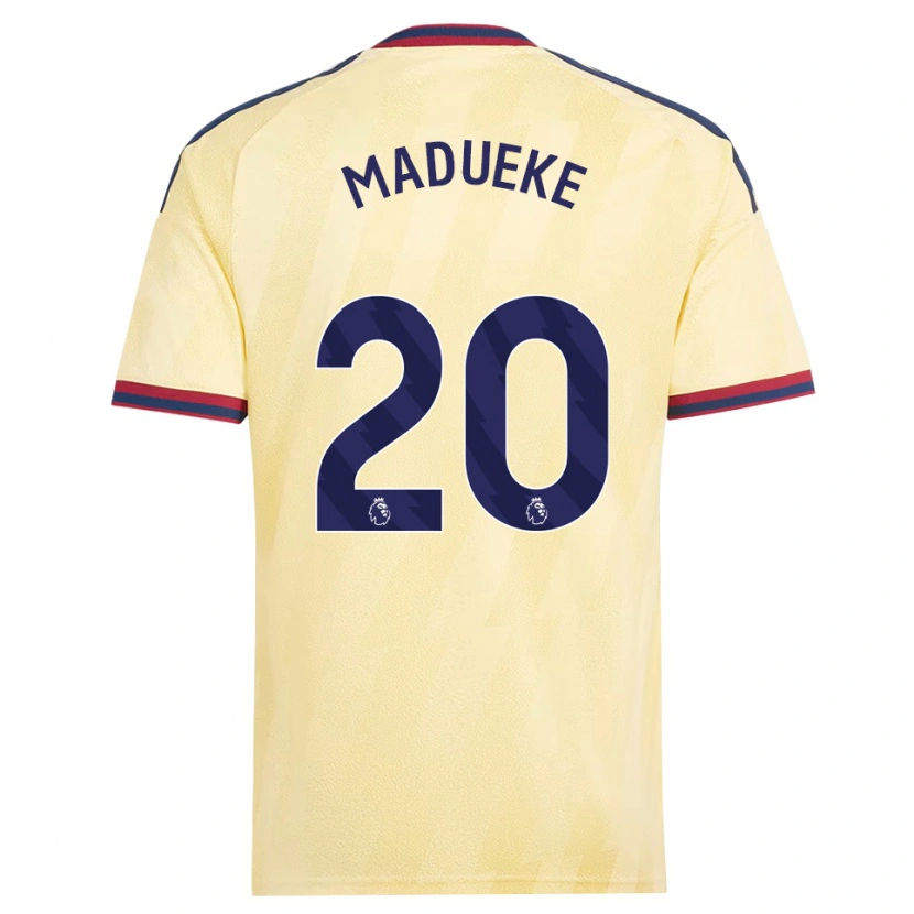 Danxen Heren Noni Madueke #20 Licht Geel Middernachtblauw Thuisshirt Derde Tenue 2026/27 T-Shirt