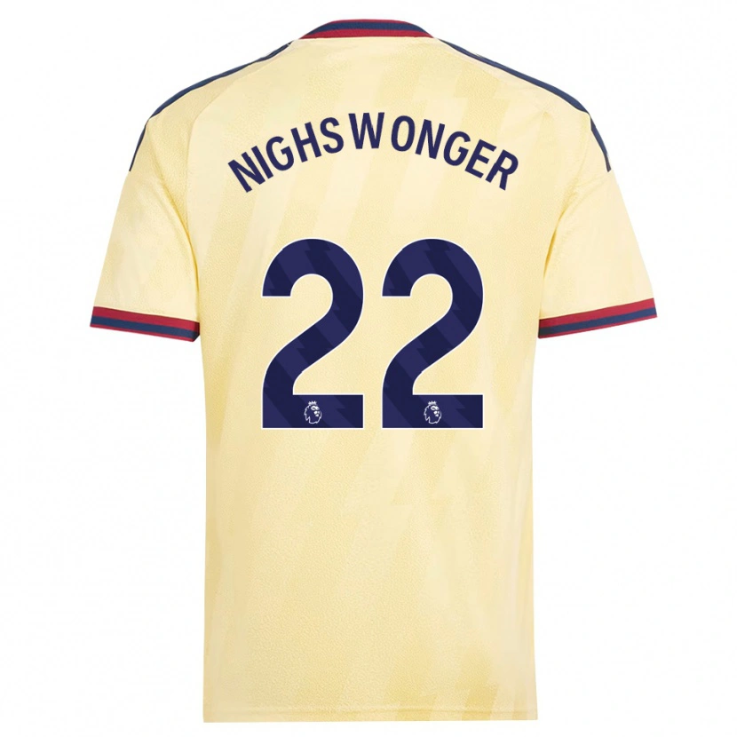 Danxen Heren Jenna Nighswonger #22 Licht Geel Middernachtblauw Thuisshirt Derde Tenue 2026/27 T-Shirt