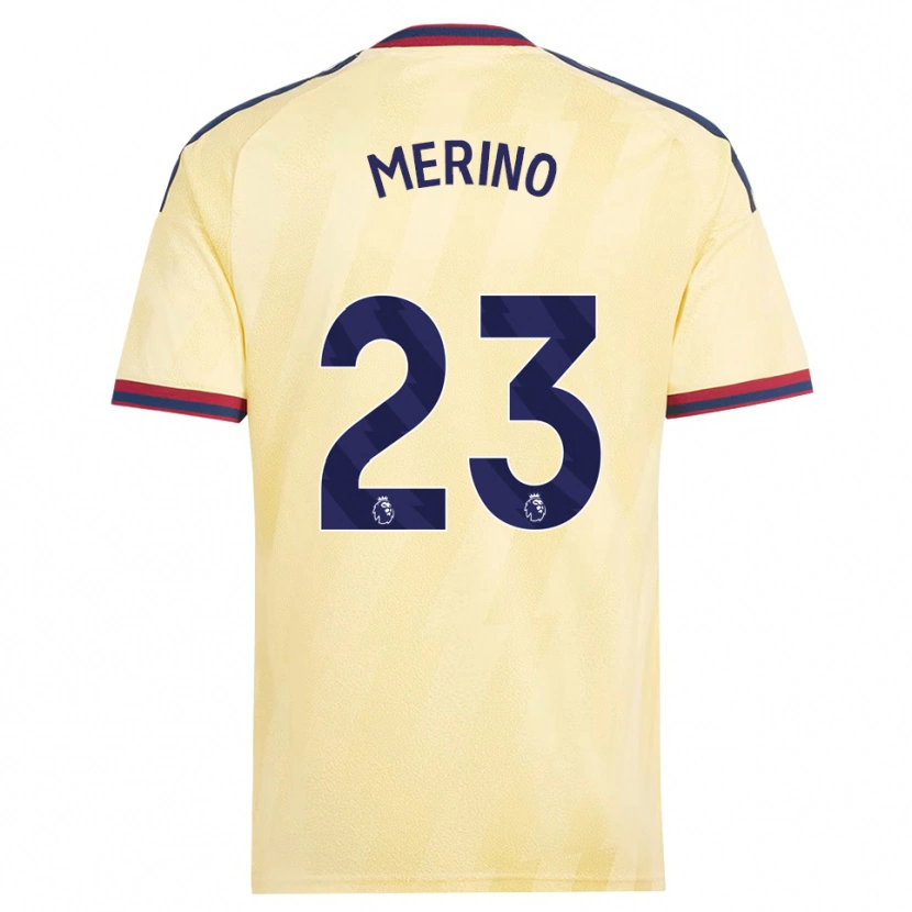 Danxen Heren Mikel Merino #23 Licht Geel Middernachtblauw Thuisshirt Derde Tenue 2026/27 T-Shirt
