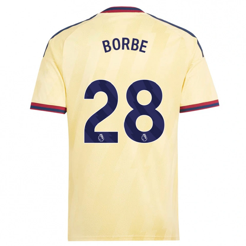 Danxen Heren Anneke Borbe #28 Licht Geel Middernachtblauw Thuisshirt Derde Tenue 2026/27 T-Shirt