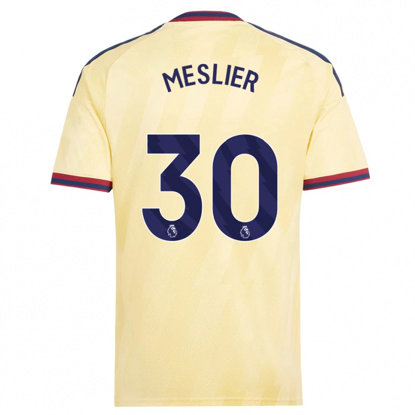 Danxen Heren Illan Meslier #30 Licht Geel Middernachtblauw Thuisshirt Derde Tenue 2026/27 T-Shirt