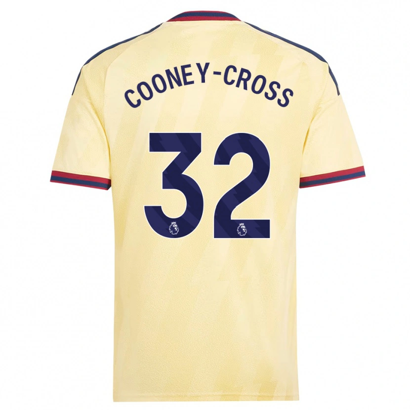Danxen Heren Kyra Cooney-Cross #32 Licht Geel Middernachtblauw Thuisshirt Derde Tenue 2026/27 T-Shirt