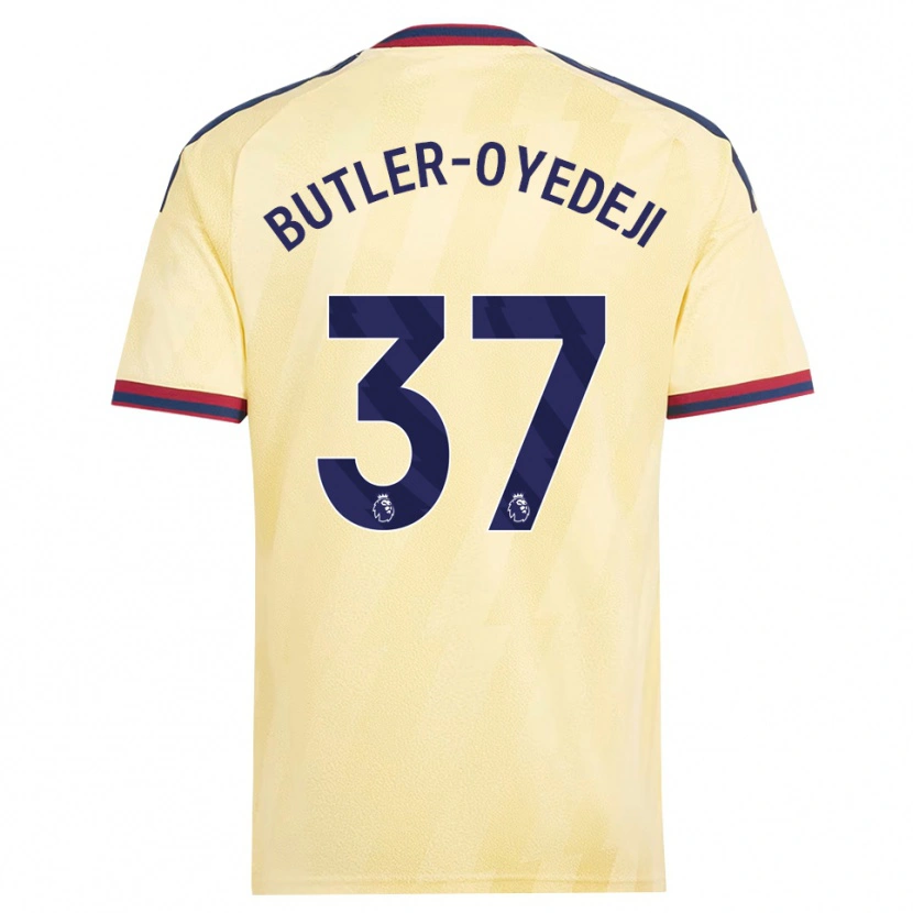 Danxen Heren Nathan Butler-Oyedeji #37 Licht Geel Middernachtblauw Thuisshirt Derde Tenue 2026/27 T-Shirt