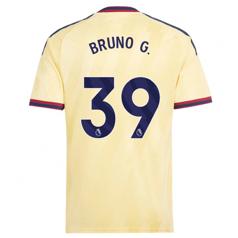 Danxen Heren Bruno Guimarães #39 Licht Geel Middernachtblauw Thuisshirt Derde Tenue 2026/27 T-Shirt
