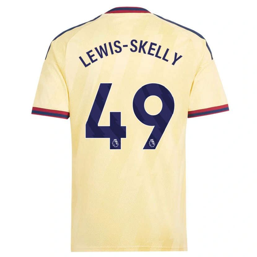 Danxen Heren Myles Lewis-Skelly #49 Licht Geel Middernachtblauw Thuisshirt Derde Tenue 2026/27 T-Shirt
