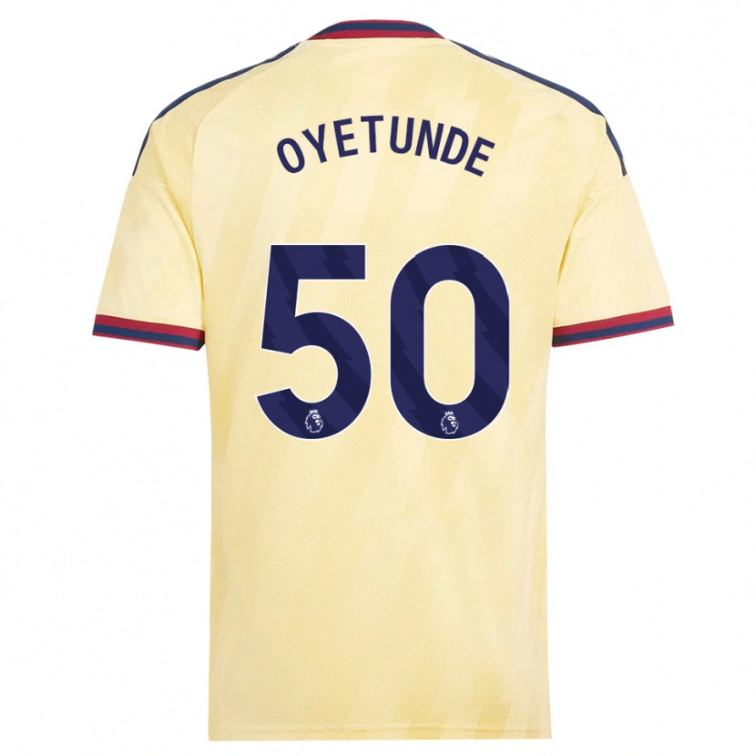 Danxen Heren Daniel Oyetunde #50 Licht Geel Middernachtblauw Thuisshirt Derde Tenue 2026/27 T-Shirt