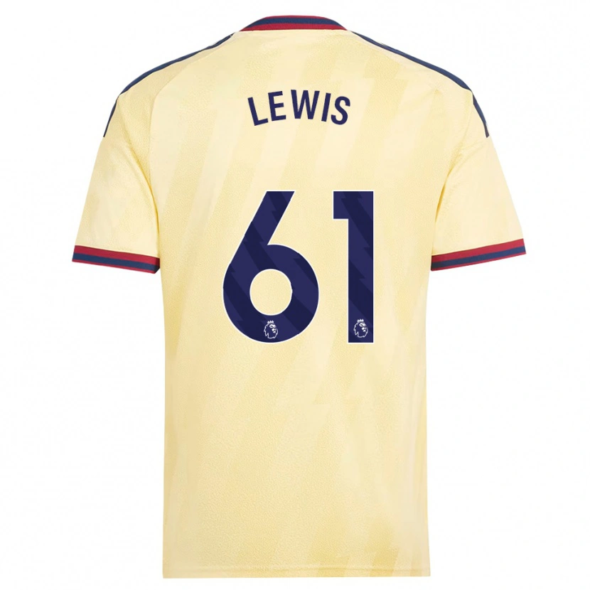 Danxen Heren George Lewis #61 Licht Geel Middernachtblauw Thuisshirt Derde Tenue 2026/27 T-Shirt