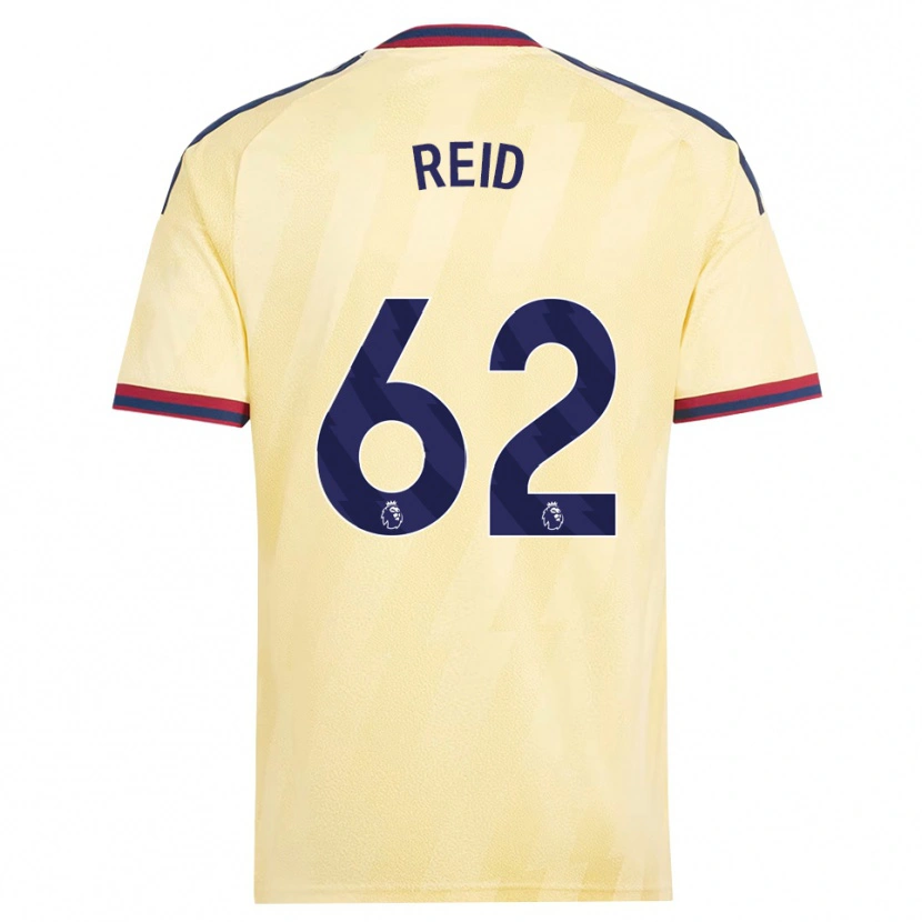 Danxen Heren Katie Reid #62 Licht Geel Middernachtblauw Thuisshirt Derde Tenue 2026/27 T-Shirt