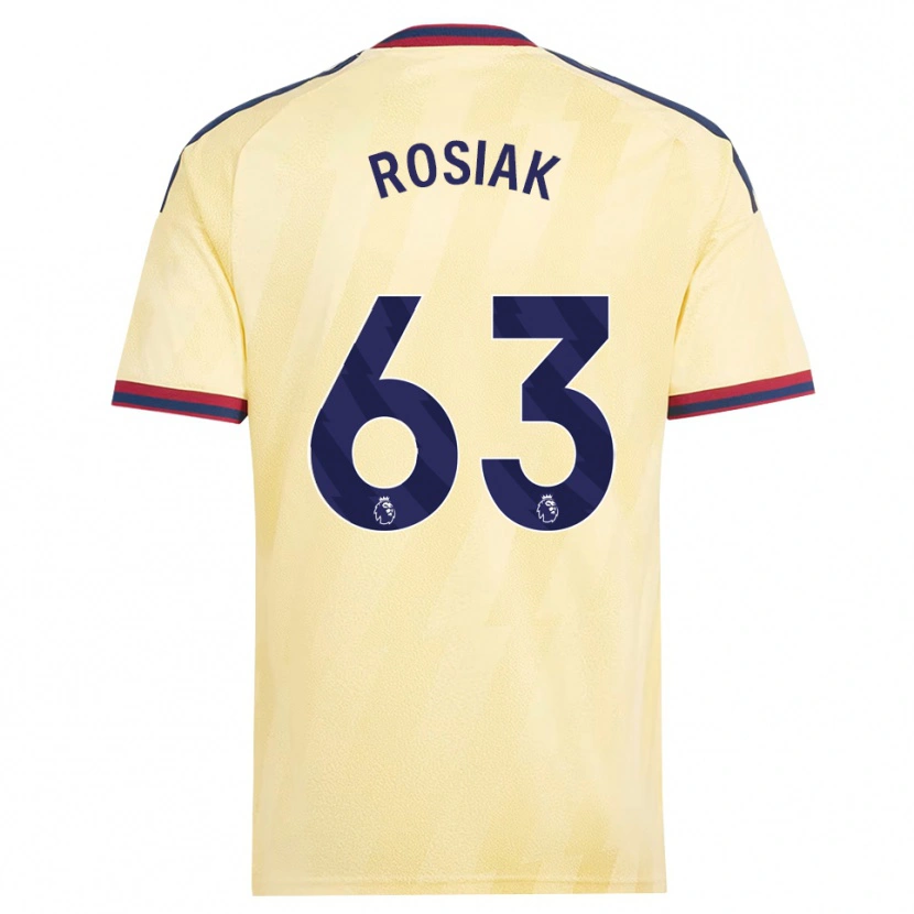 Danxen Heren Michal Rosiak #63 Licht Geel Middernachtblauw Thuisshirt Derde Tenue 2026/27 T-Shirt