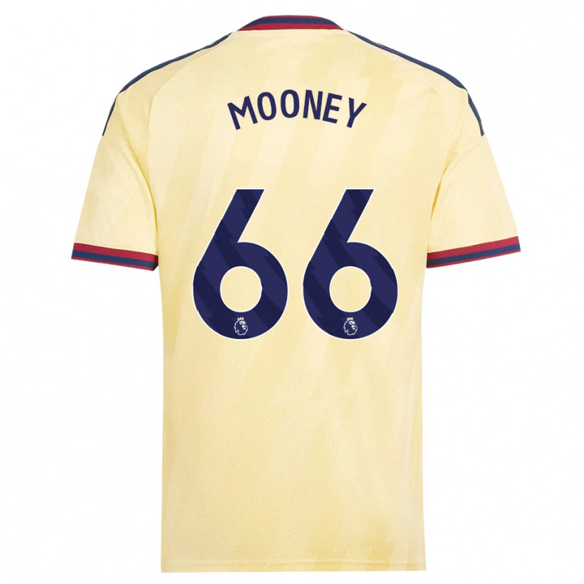 Danxen Heren Evan Mooney #66 Licht Geel Middernachtblauw Thuisshirt Derde Tenue 2026/27 T-Shirt