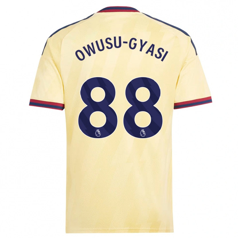Danxen Heren Abraham Owusu-Gyasi #88 Licht Geel Middernachtblauw Thuisshirt Derde Tenue 2026/27 T-Shirt
