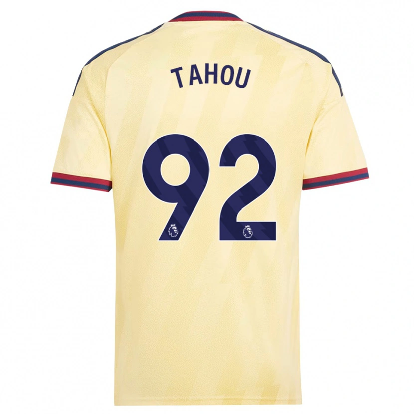 Danxen Heren Joshua Tahou #92 Licht Geel Middernachtblauw Thuisshirt Derde Tenue 2026/27 T-Shirt
