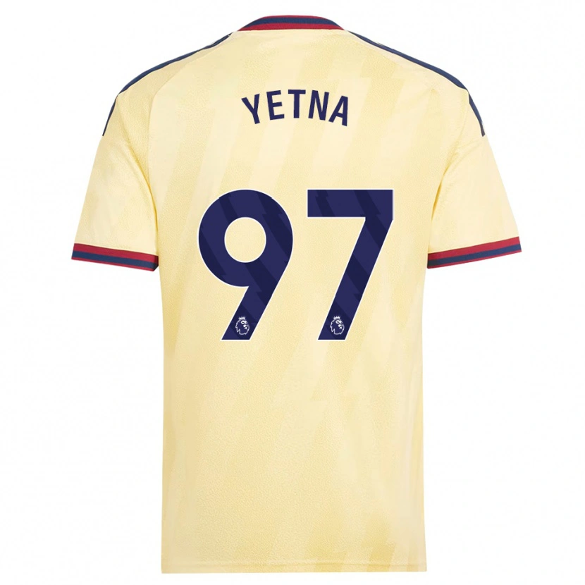 Danxen Heren Mikael Yetna #97 Licht Geel Middernachtblauw Thuisshirt Derde Tenue 2026/27 T-Shirt