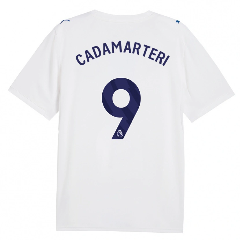 Danxen Heren Caelan Cadamarteri #9 Marine Wit Thuisshirt Derde Tenue 2026/27 T-Shirt