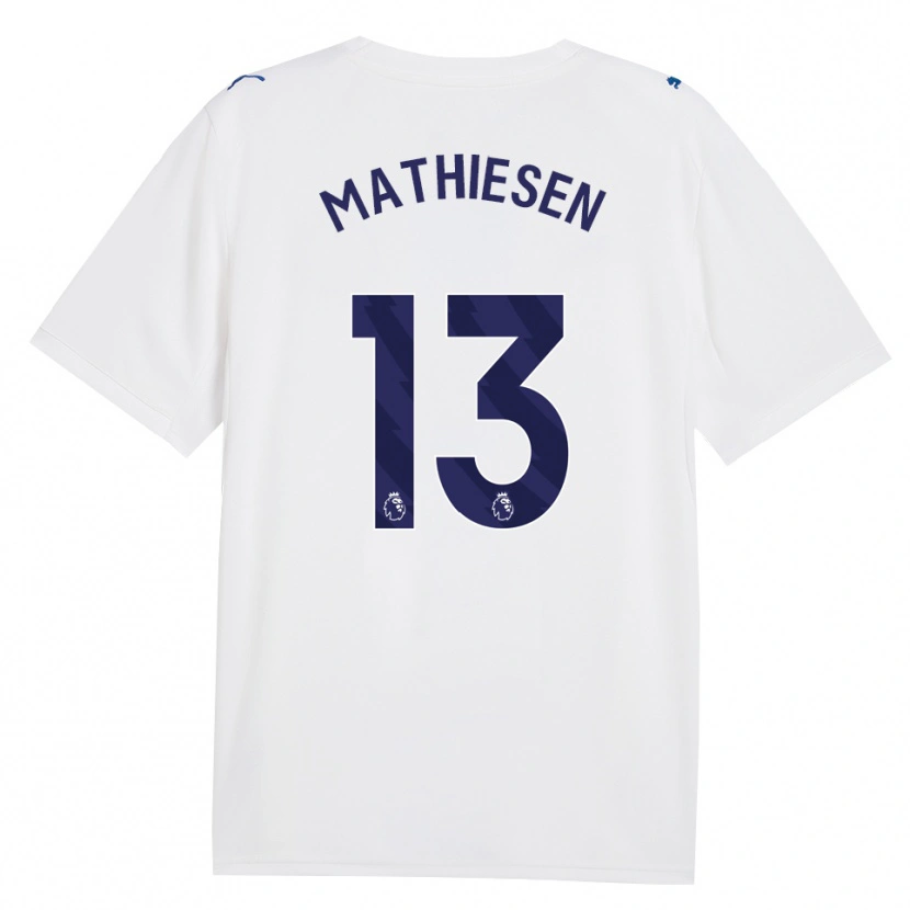 Danxen Heren Toran Mathiesen #13 Marine Wit Thuisshirt Derde Tenue 2026/27 T-Shirt