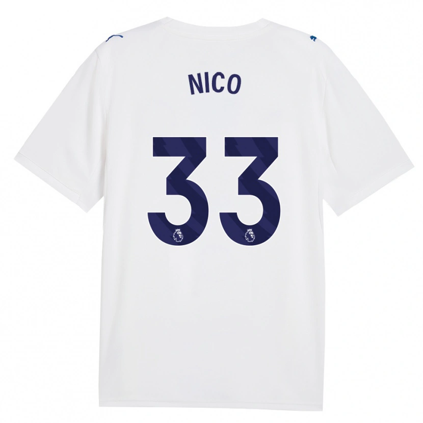 Danxen Heren Nico O'reilly #33 Marine Wit Thuisshirt Derde Tenue 2026/27 T-Shirt