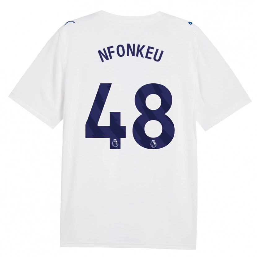 Danxen Heren Brooklyn Nfonkeu #48 Marine Wit Thuisshirt Derde Tenue 2026/27 T-Shirt