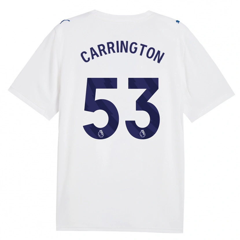 Danxen Heren Ezra Carrington #53 Marine Wit Thuisshirt Derde Tenue 2026/27 T-Shirt
