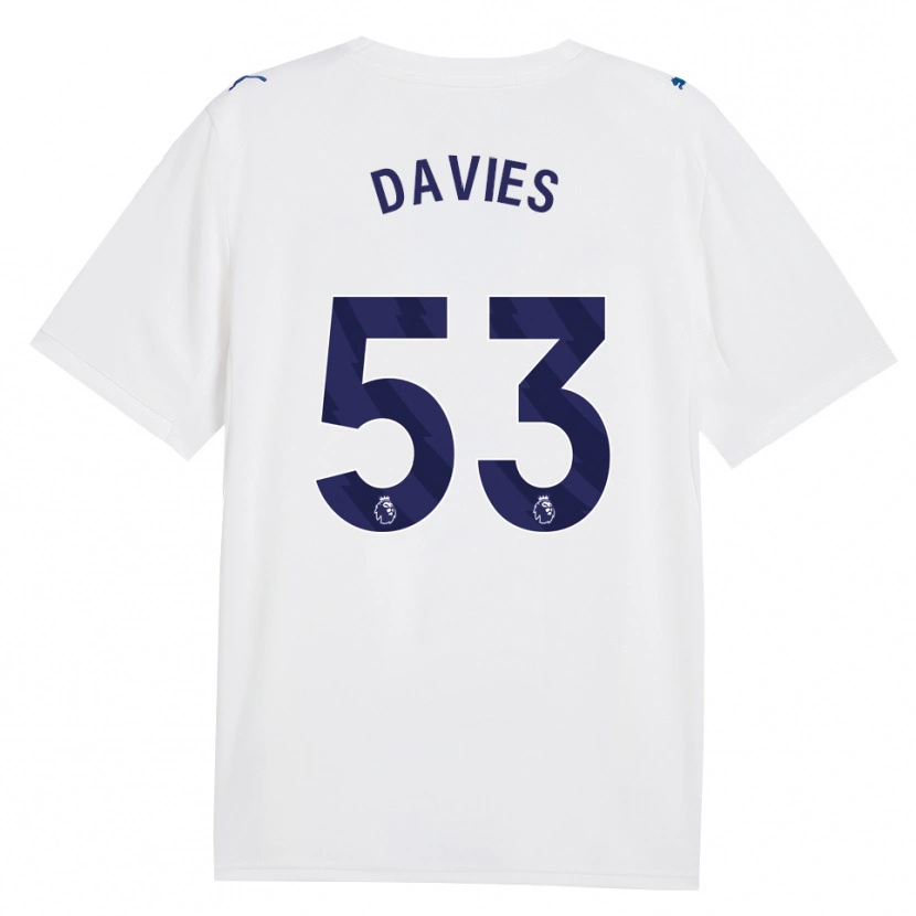 Danxen Heren Mayzee Davies #53 Marine Wit Thuisshirt Derde Tenue 2026/27 T-Shirt