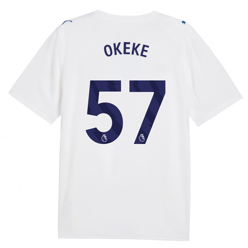 Danxen Heren Michael Okeke #57 Marine Wit Thuisshirt Derde Tenue 2026/27 T-Shirt