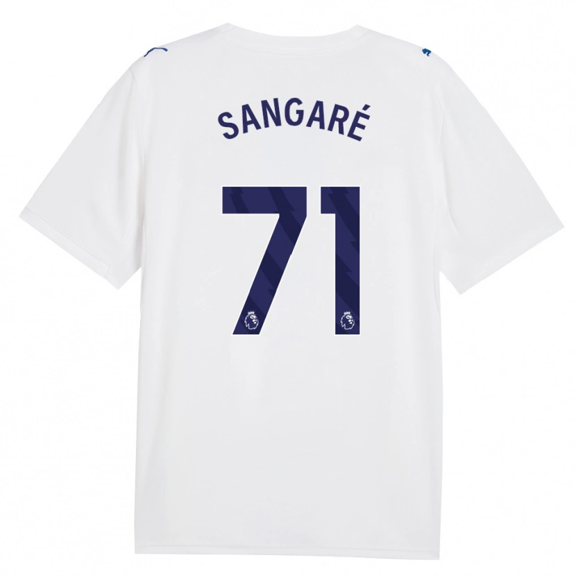 Danxen Heren Mahamadou Sangaré #71 Marine Wit Thuisshirt Derde Tenue 2026/27 T-Shirt