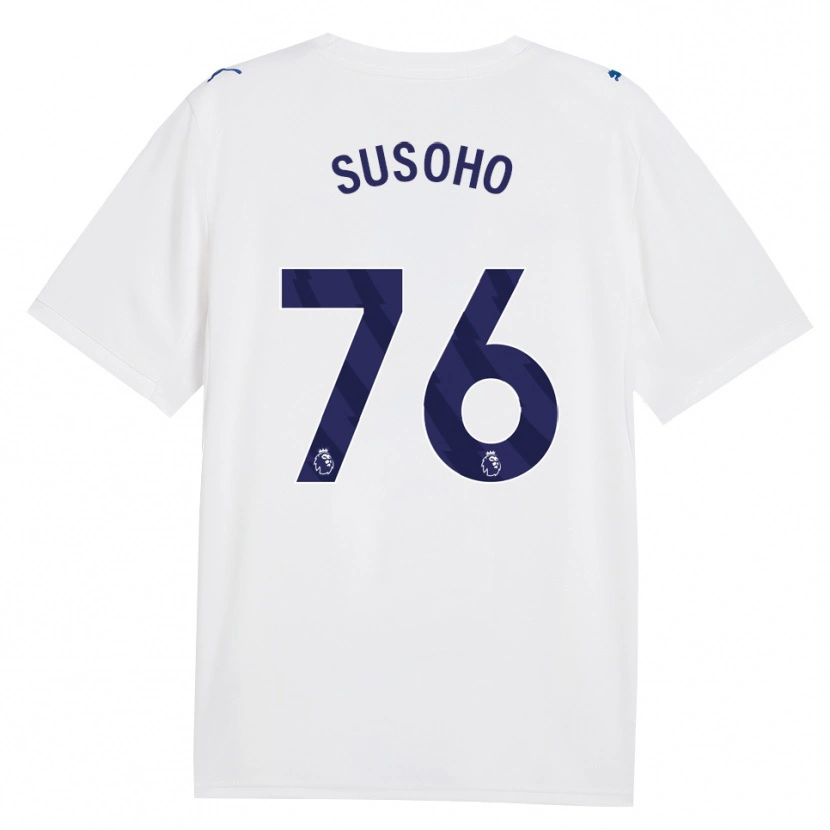 Danxen Heren Mahamadou Susoho #76 Marine Wit Thuisshirt Derde Tenue 2026/27 T-Shirt