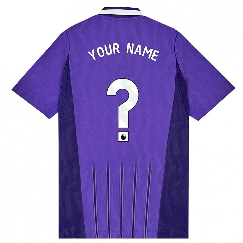 Danxen Heren Uw Naam #0 Paars Wit Thuisshirt Derde Tenue 2026/27 T-Shirt