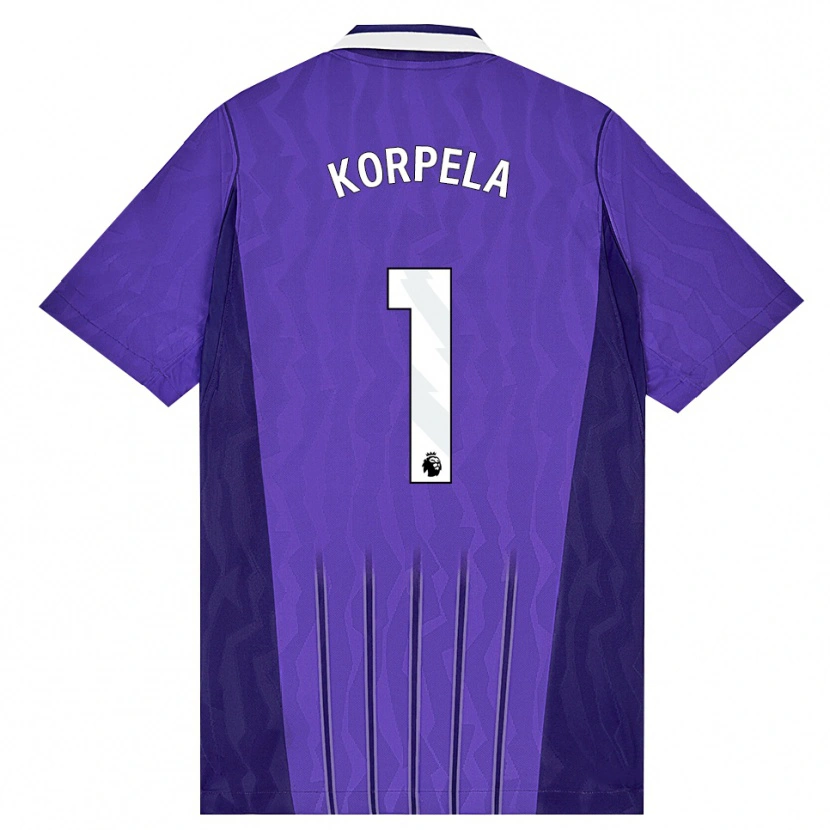 Danxen Heren Tinja-Riikka Korpela #1 Paars Wit Thuisshirt Derde Tenue 2026/27 T-Shirt