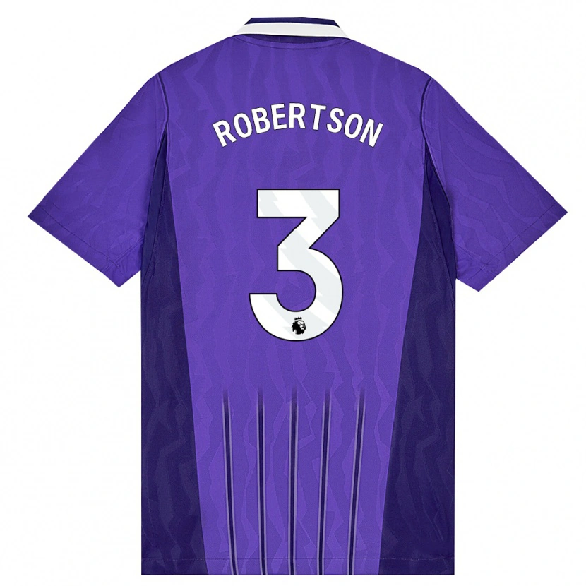 Danxen Heren Andrew Robertson #3 Paars Wit Thuisshirt Derde Tenue 2026/27 T-Shirt