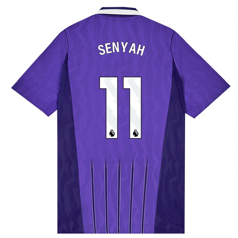Danxen Heren Kwasi Senyah #11 Paars Wit Thuisshirt Derde Tenue 2026/27 T-Shirt