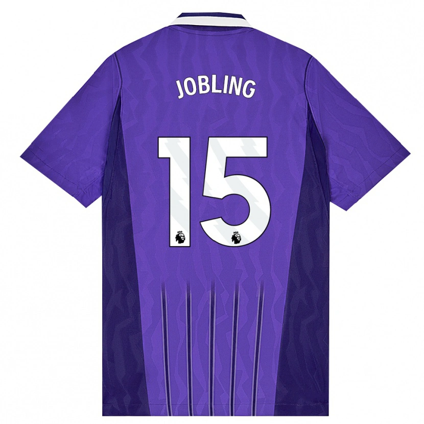 Danxen Heren George Jobling #15 Paars Wit Thuisshirt Derde Tenue 2026/27 T-Shirt