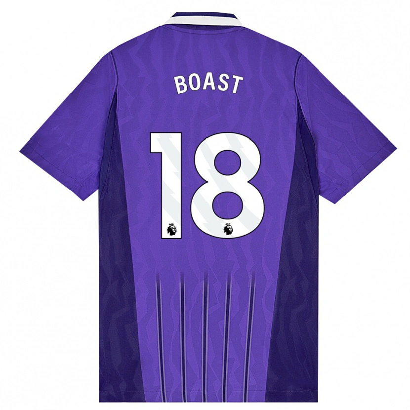 Danxen Heren Oliver Boast #18 Paars Wit Thuisshirt Derde Tenue 2026/27 T-Shirt
