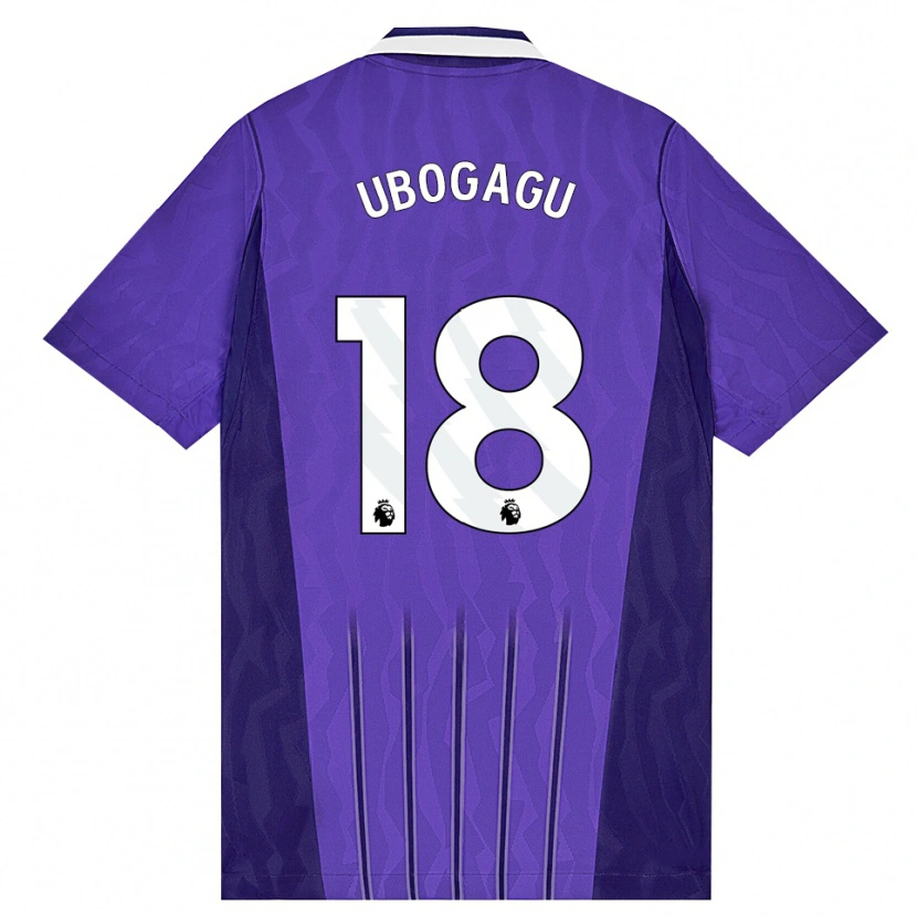 Danxen Heren Chioma Ubogagu #18 Paars Wit Thuisshirt Derde Tenue 2026/27 T-Shirt