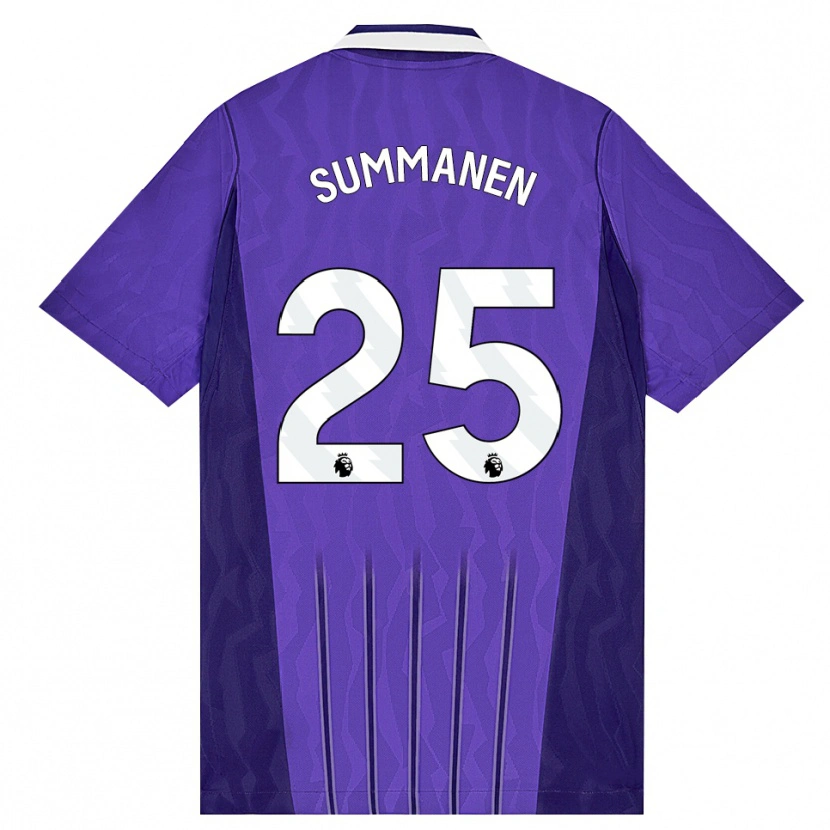 Danxen Heren Eveliina Summanen #25 Paars Wit Thuisshirt Derde Tenue 2026/27 T-Shirt