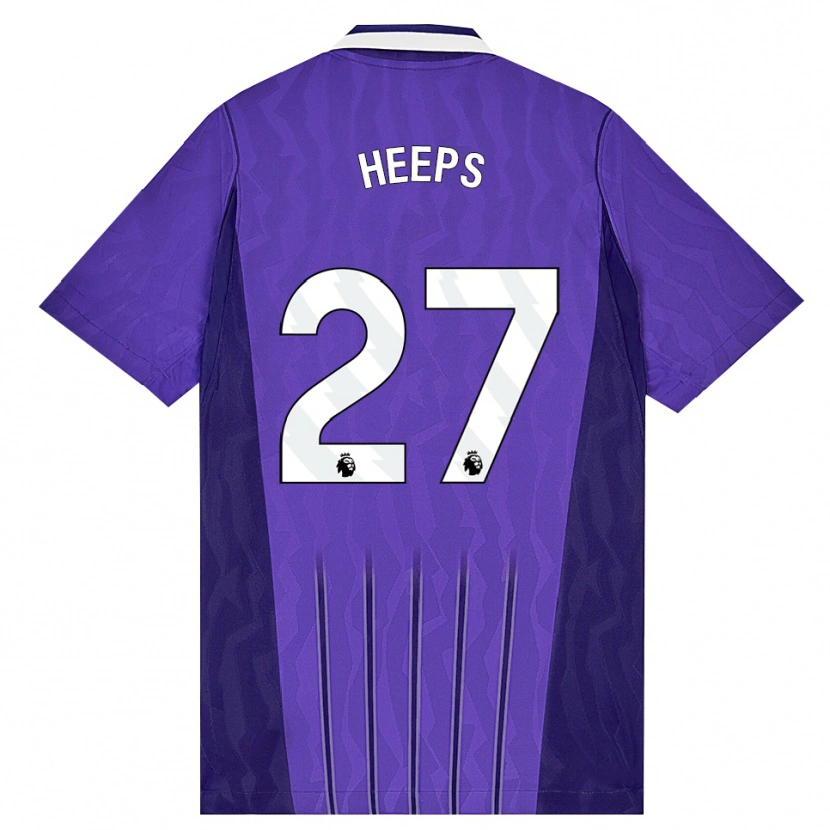 Danxen Heren Eleanor Heeps #27 Paars Wit Thuisshirt Derde Tenue 2026/27 T-Shirt
