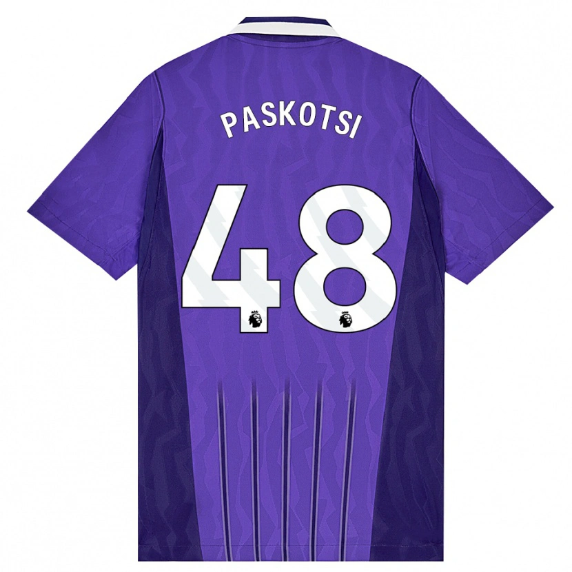 Danxen Heren Maksim Paskotsi #48 Paars Wit Thuisshirt Derde Tenue 2026/27 T-Shirt