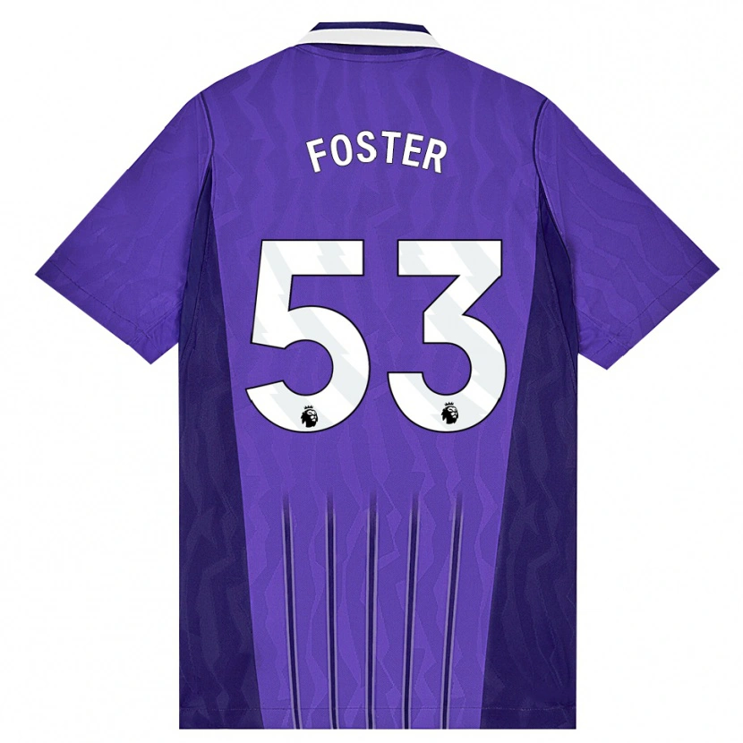 Danxen Heren Brooklyn Lyons Foster #53 Paars Wit Thuisshirt Derde Tenue 2026/27 T-Shirt